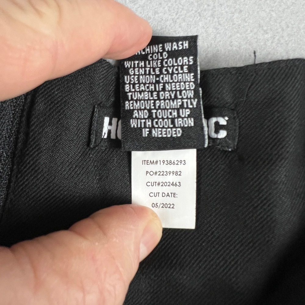 Hot Topic Mini Skirt Womens MD Black Tiered Goth Punk Mesh Buckle Lace Up Emo - Picture 7 of 11